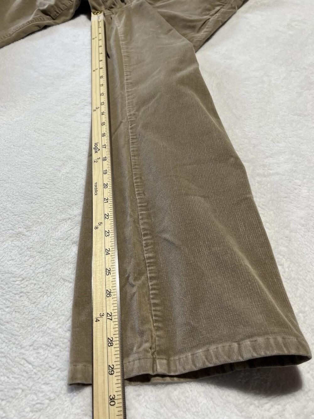 Banana Republic Pants Womens 30 Beige Corduroy Chino Straight Stretch Pockets - Picture 5 of 7